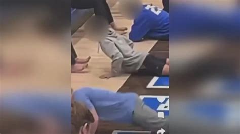 students licking peanut butter off feet|deer creek school toe licking.